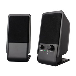 Ewent EW3528 Enceintes 2.0 USB 6W RMS Noir avec Jack 3.5mm et prise casque
