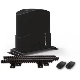 SCS SENTINEL - Kit Moteur de Portail Coulissant SimplyOpen 3 - Avec Crémaillères, Jusqu'à 400 kg et 5 m, Inclus 2 Télécommandes SimplyControl