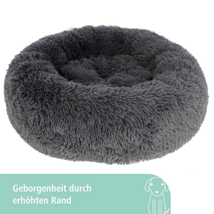Kerbl Corbeille Fluffy Gris Ø60 x 18 cm