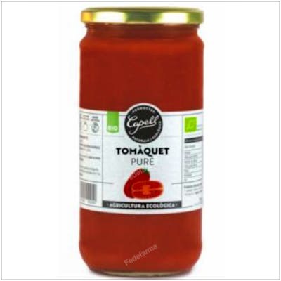 Capell Purée de Tomate 700Gr Bio Capell Purée de Tomate 700Gr Bio