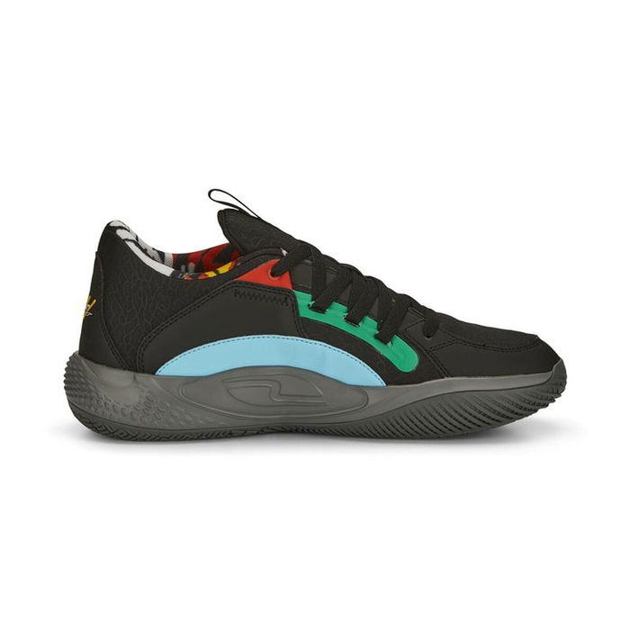 Chaussures de Basket-Ball pour Enfants Puma Court Rider Chaos Noir
