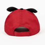 Cerdá Gorra Visera Curva - 53 cm - Applications Mickey - Couleur Rouge