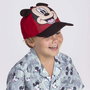 Cerdá Gorra Visera Curva - 53 cm - Applications Mickey - Couleur Rouge