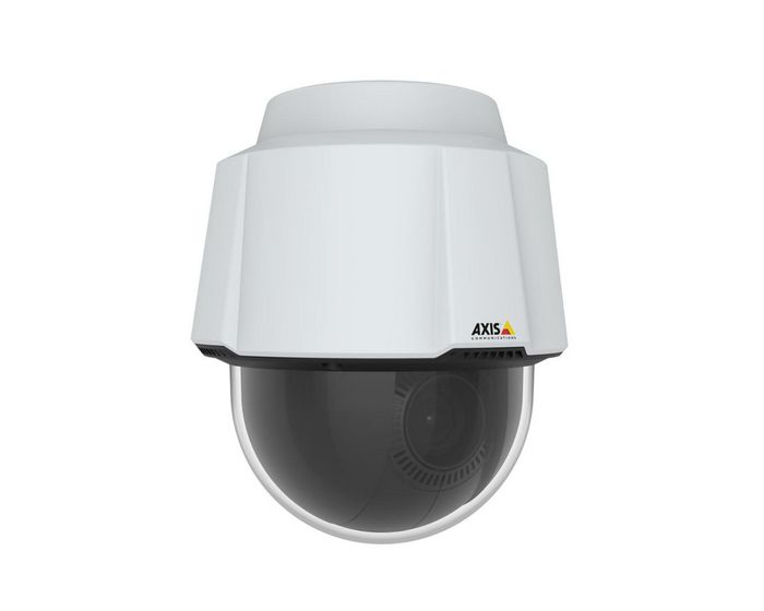 Axis P5654-E Mk II Caméra PTZ de sécurité 1080p, zoom optique 21x, champ 77°, Lightfinder 2.0, WDR, résistante IP66/IK10, Edge Vault, analyses Axis Object Analytics