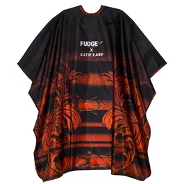 Fudge Professional Cape de coiffure Katie Eary Rouge/Noir