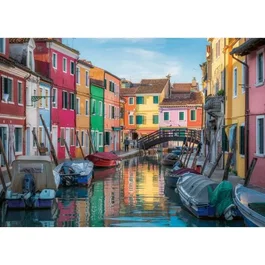 Ravensburger 12000623 - Puzzle 1000 pièces Burano, Italie - Qualité supérieure pour adultes et enfants dès 14 ans