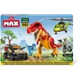 Zuru - Set de Construction Dino Hunt 592 pièces - Aventure Préhistorique avec Dinosaures, Hélicoptère, Camion et Moto