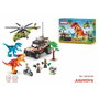 Zuru Dino Adventure Dino Hunt - Set de construction avec dinosaures et véhicules (592 pièces)