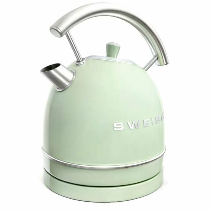 Sweiss KTL7 Bouilloire Vintage Vert, 1,8 L