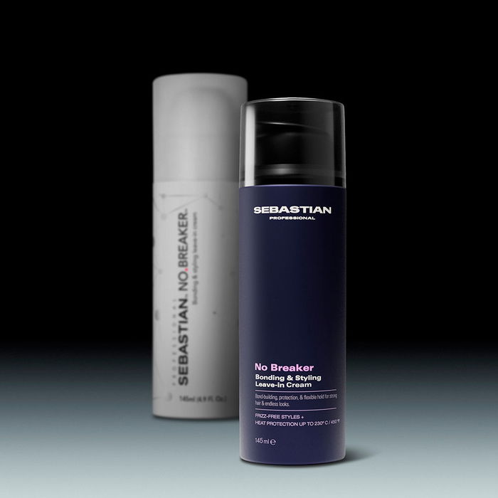 Sebastian Professionals NO.BREAKER Crème coiffante revitalisante sans rinçage - Soin intense cheveux abîmés, protection chaleur 230°C, flexible - 150 ml