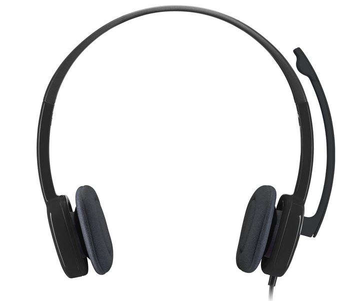 Logitech H150 - Casque stéréo avec micro rotatif à réduction de bruit et commandes en ligne - Double prise 3.5 mm pour PC