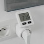 Chacon Prise électrique avec compteur de consommation 54351 Blanc