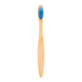 MINIMA ORGANICS Brosse à Dents Enfant Bambou Doux - Cepillo Bambu Infantil Azul