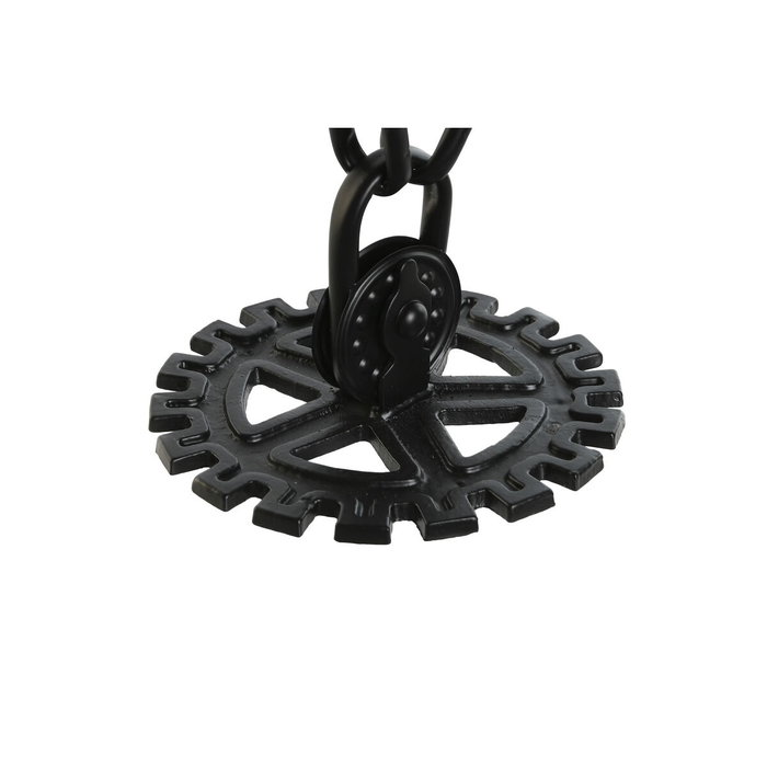 Horloge de table Home ESPRIT Noir Argenté