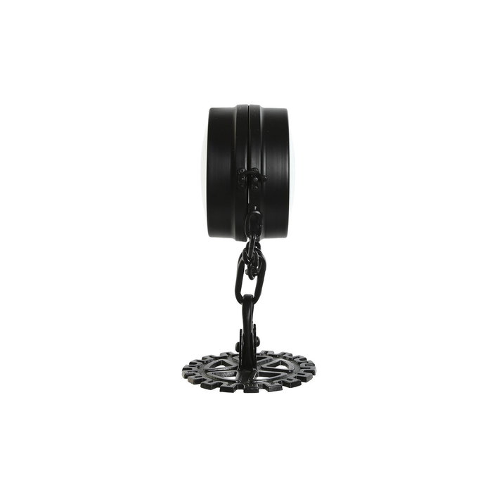 Horloge de table Home ESPRIT Noir Argenté
