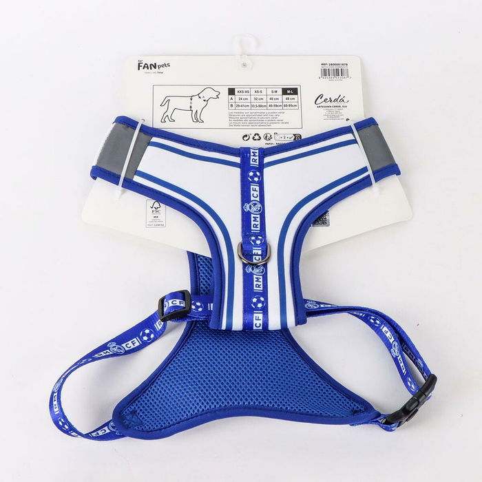 Harnais pour Chien Real Madrid C.F. Bleu M/L