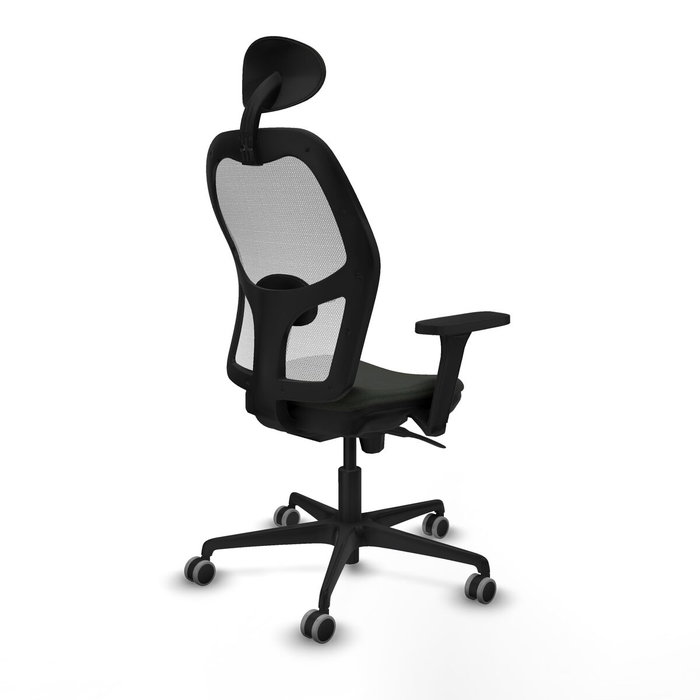 Piqueras y Crespo Chaise de Bureau avec Appui-tête Jorquera 3D036G1 Noir