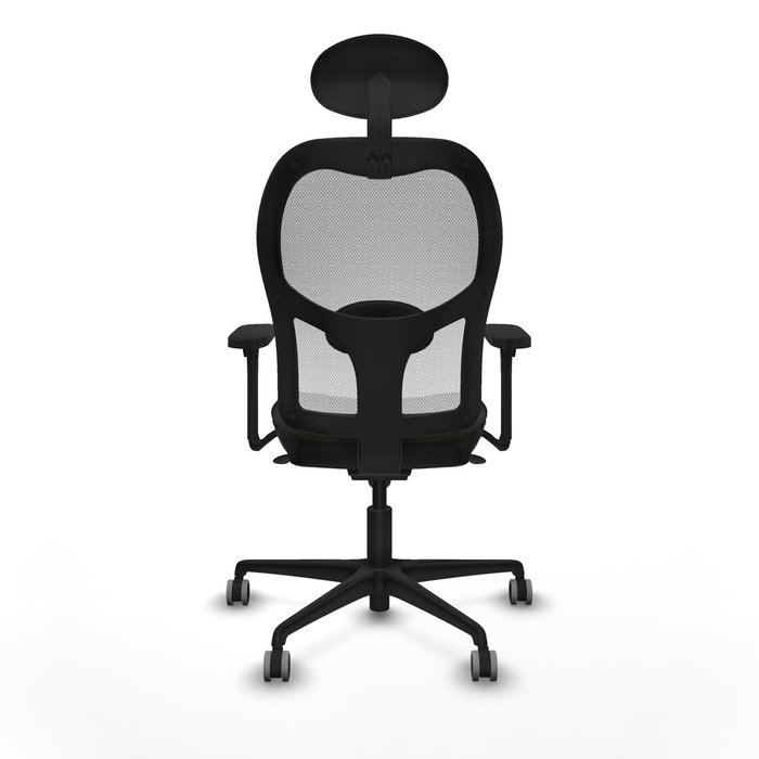Piqueras y Crespo Chaise de Bureau avec Appui-tête Jorquera 3D036G1 Noir