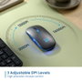 Ewent EW3242 Souris Gamer sans Fil Rechargeable RGB Double Connexion Bluetooth 5.2 et 2.4GHz Gris