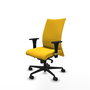 Piqueras Y Crespo Chaise Albacete Confidente Jaune avec Mécanisme Synchrone et Bras 1D