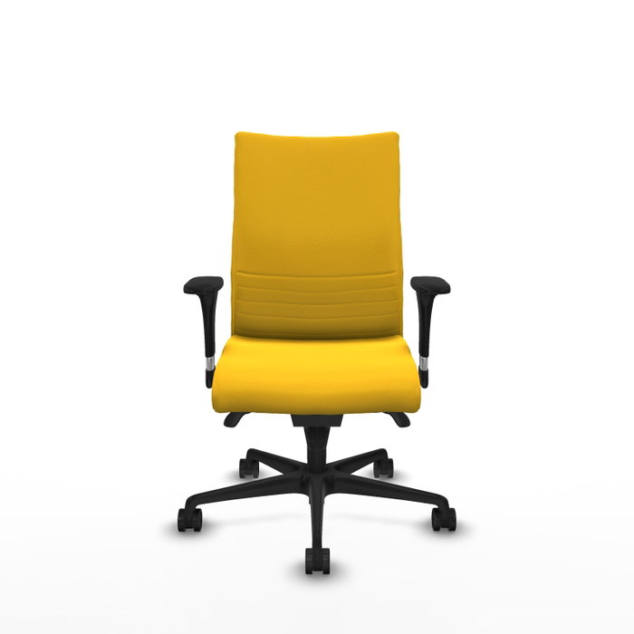 Piqueras Y Crespo Chaise Albacete Confidente Jaune avec Mécanisme Synchrone et Bras 1D