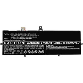 CoreParts Batterie pour HP 52,36Wh 7,7V 6800mAh Noir