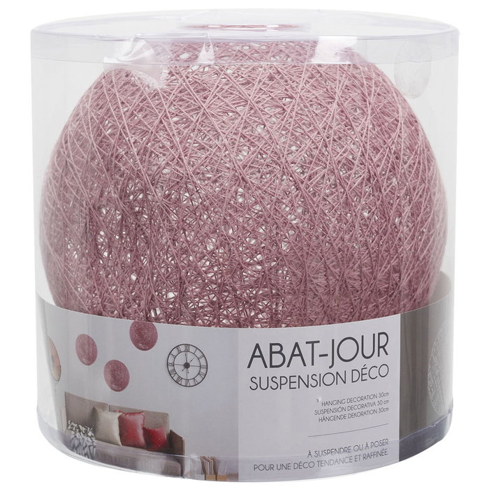 Home Deco Factory Pantalla Deco 30 cm Rose