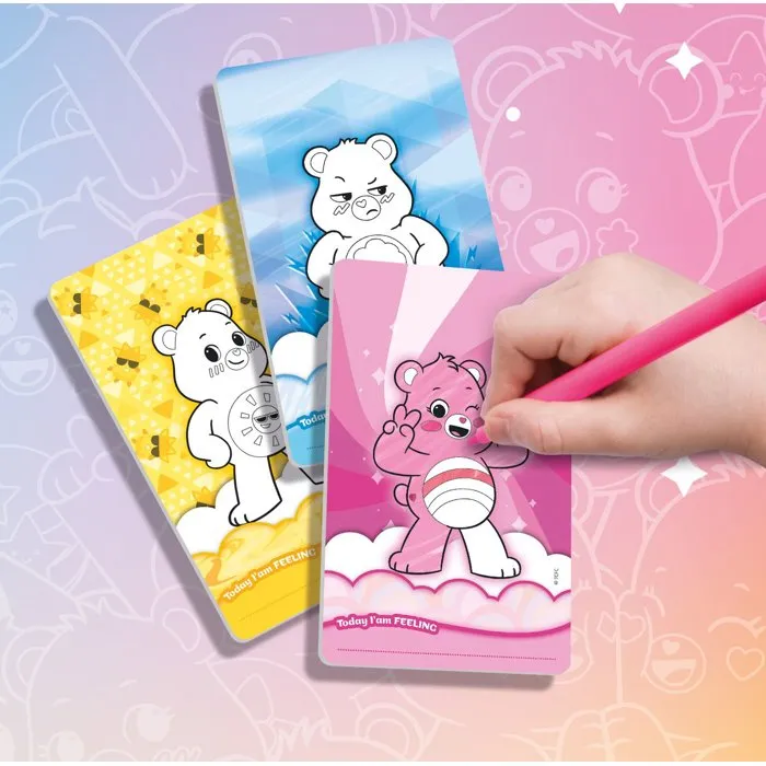 Liscianigiochi Journal Secret Les Bisounours avec Cadenas et Feutres Magiques Fluorescents, Parfumés, Changent de Couleur - À Partir de 5 Ans