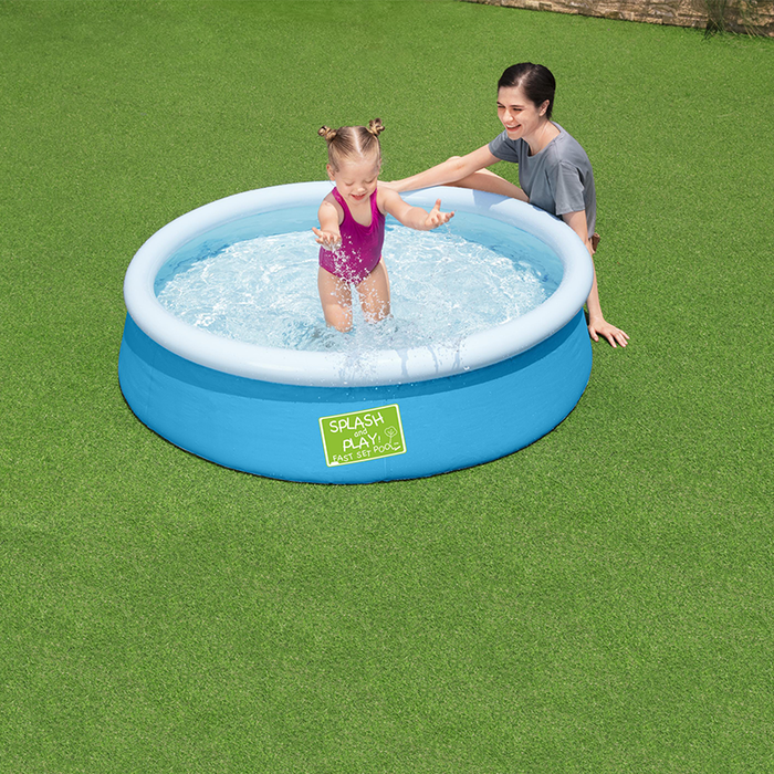 Bestway 57241 Piscine Gonflable Enfant Aro 152x38 cm +2 Ans Jardin Bleu PVC
