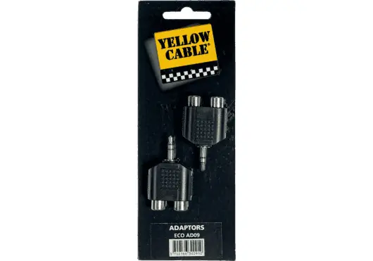 Yellowcab Adaptateur Jack Mâle 3.5 mm vers RCA Femelle 16.1 x 6 x 2.2 cm Yellowcab Adaptateur Jack Mâle 3.5 mm vers RCA Femelle 16.1 x 6 x 2.2 cm