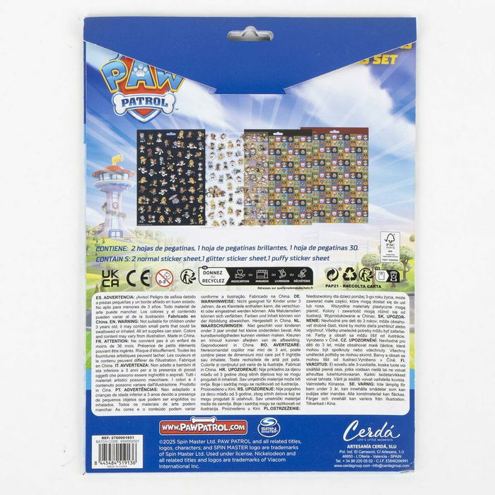 Autocollants The Paw Patrol Bleu