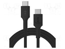 GREEN CELL Câble USB 2.0 USB C vers USB C 2m Noir