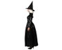 Disfraz de sorcière classique noire avec chapeau et ceinture, XL