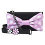 Loungefly Sac bandoulière Disney Minnie Mouse Rock the Dots Floral - Vegan, bandoulière ajustable, intérieur assorti