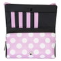 Loungefly Sac bandoulière Disney Minnie Mouse Rock the Dots Floral - Vegan, bandoulière ajustable, intérieur assorti