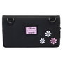 Loungefly Sac bandoulière Disney Minnie Mouse Rock the Dots Floral - Vegan, bandoulière ajustable, intérieur assorti