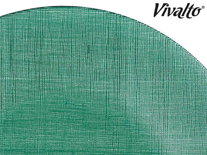 Vivalto Assiette en Verre 32 cm Vert Menthe Vivalto (Set de 12)