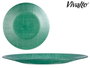 Vivalto Assiette en Verre 32 cm Vert Menthe Vivalto (Set de 12)