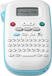 Brother P-touch N10 Dispositif d'étiquetage Bleu / Blanc