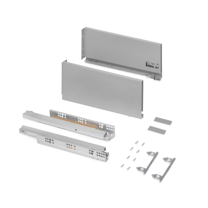 Emuca Kit Tiroir Extérieur Vertex 400 mm Profondeur Gris Emuca Kit Tiroir Extérieur Vertex 400 mm Profondeur Gris
