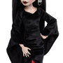 Monster High Poupée Morticia Addams - Collection Wednesday - Tenue en Velours Noir et Rouge - Référence Jlk99 Mattel