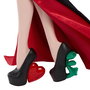 Monster High Poupée Morticia Addams - Collection Wednesday - Tenue en Velours Noir et Rouge - Référence Jlk99 Mattel