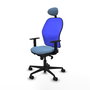 Piqueras y Crespo Chaise de Bureau Ergonomique 1D036N1 Bleu ciel