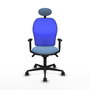 Piqueras y Crespo Chaise de Bureau Ergonomique 1D036N1 Bleu ciel