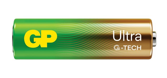 GP Pile Alcaline AA GP Ultra, Technologie G-Tech, Durée de vie 10 ans, Lot de 12, LR6