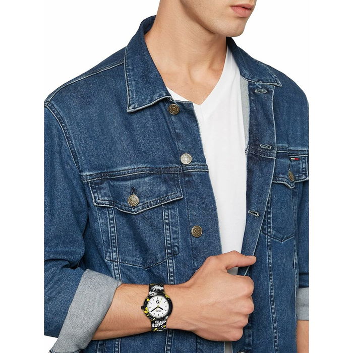 Montre Homme Hip Hop HWU1044 Blanc (Ø 35 mm) Montre Homme Hip Hop HWU1044 Blanc (Ø 35 mm)