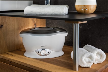 Beurer MP-70 Appareil de massage et bain de paraffine - Thérapie thermique pour mains, coudes et pieds - Soulage les muscles et adoucit la peau