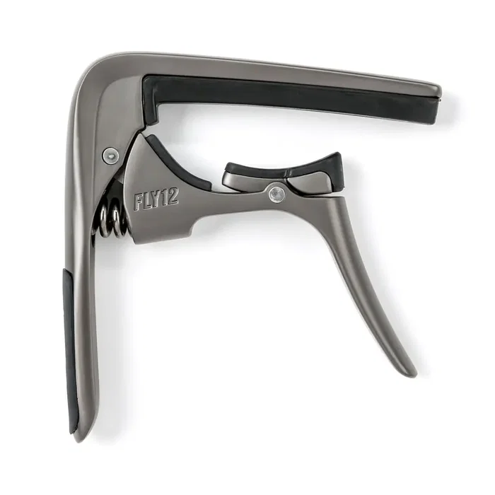 DUNLOP Trigger Fly Capo pour Guitare 12 Cordes - Gris Métallisé (12 St) DUNLOP Trigger Fly Capo pour Guitare 12 Cordes - Gris Métallisé (12 St)