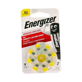 Energizer Piles pour aide auditive AC10, pack de 8 unités