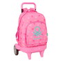 Cartable à roulettes Benetton Heart Rose 33 x 45 x 22 cm